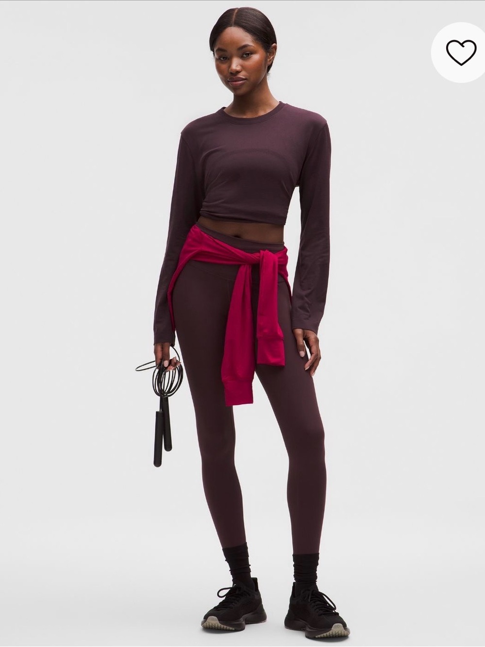 Lululemon Swiftly Relaxed Long Sleeved Shirt-black plum size 6